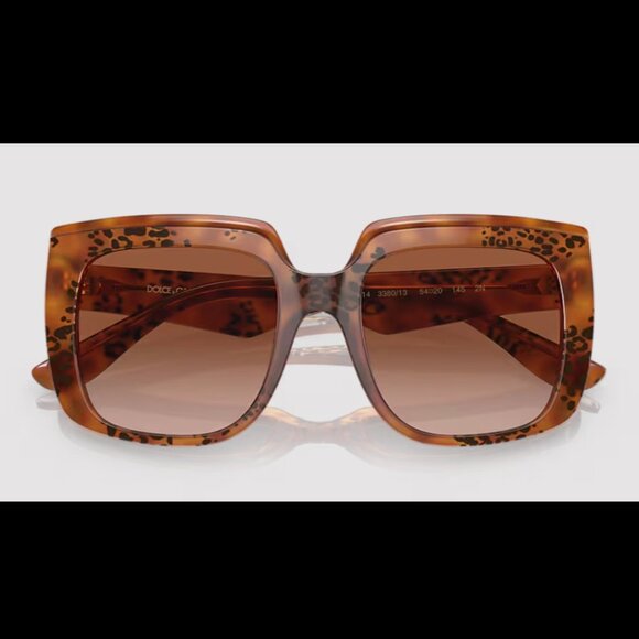 [SOLD] NWT Dolce & Gabbana Tortoise Shell Sunglasses - Large Frame Giftable - Picture 6 of 6